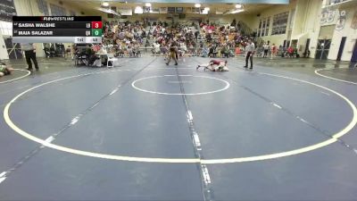 115 lbs Cons. Round 4 - Sasha Walshe, Laguna Beach vs Maia Salazar, Quartz Hill