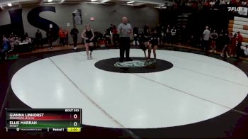 110 lbs. Champ. Round 3 - Ellie Marrah, Staley vs Gianna Linhorst, Edwardsville (H.S.)