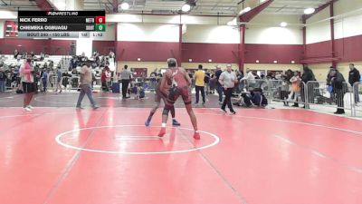150 lbs Consi Of 8 #2 - Nick Ferro, Metro West vs Chiemeka Ogbuagu, Southington