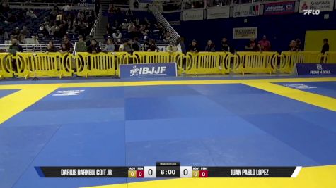 Juan Pablo Lopez vs Darius Darnell Coit Jr 2025 Pan IBJJF Jiu-Jitsu No-Gi Championship