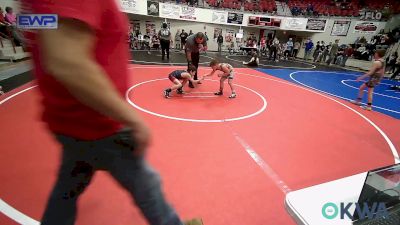 58 lbs Semifinal - Everett Luxton, Bartlesville Wrestling Club vs Dean Lovelace, Caney Valley Wrestling