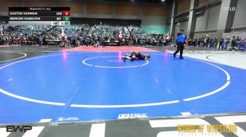 120 lbs Semifinal - Easton Harman, Oakdale vs Mercer Hamilton, Mat Demon Wrestling Club