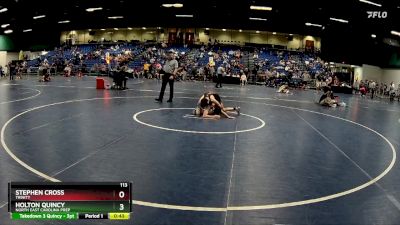 113 lbs Cons. Semi - Holton Quincy, North East Carolina Prep vs Stephen Cross, Trinity