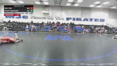 157 lbs Round 1 (16 Team) - Wyatt Madalena, Lassen College vs Neil Tria, Skyline College