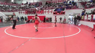 JH 126 lbs Champ. Round 2 - Karisma Bolds, DEL CITY vs Madison Peoples, MUSTANG