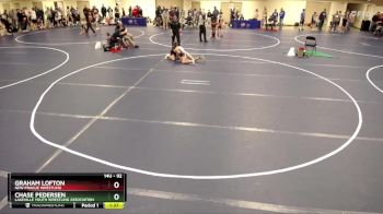 92 lbs Cons. Round 1 - Chase Pedersen, Lakeville Youth Wrestling Association vs Graham Lofton, New Prague Wrestling