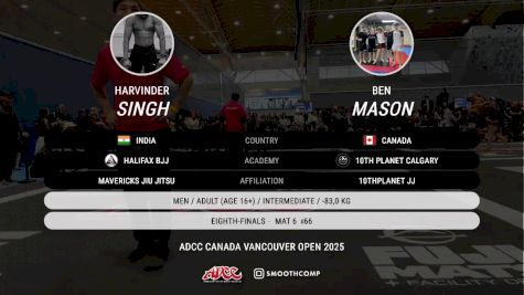 Spencer Panic vs Ashton Epp 2025 ADCC Vancouver Open