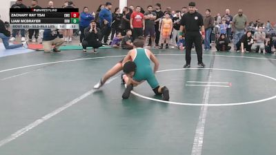 93.5-96.8 lbs Champ. Round 3 - Liam Mcbrayer, Rio Vista Wrestling vs Zachary Ray Tsai, Cardinal Wrestling Club