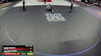 Cons. Round 2 - Gabe Roberts, McCook vs Dalton Rhoten, Bennington