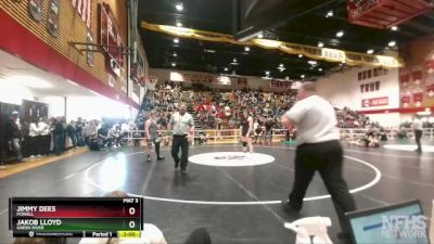 215 lbs Semifinal - Jimmy Dees, Powell vs Jakob Lloyd, Green River