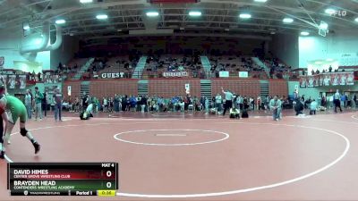 95 lbs Champ. Round 2 - David Himes, Center Grove Wrestling Club vs Brayden Head, Contenders Wrestling Academy