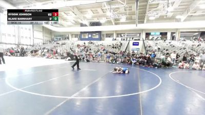 67 lbs Placement (4 Team) - Ryddik Johnson, West Coast Elite vs Blake Barnhart, Black Fox