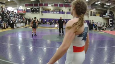 138 lbs 1st Place Match - Teani Medeiros-Maielua, William Woods vs Zoe Fries, Missouri Baptist University