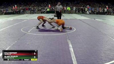 D3-144 lbs Cons. Round 1 - Blake Peasley, Belding Area HS vs Kyle Reppert, Armada HS