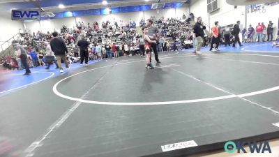 61 lbs Quarterfinal - Easton Houck, Norman Grappling Club vs Beau Barrett, Black Fox Wrestling Club