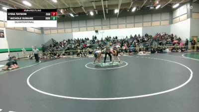 190 lbs Quarterfinal - Shauna Anderson, Thunder Ridge vs Jesselee Jackson, Burns/Pine Bluffs