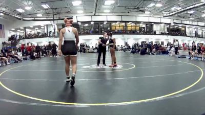 160 lbs Round 4 (16 Team) - Azana King, Schreiner University (A) vs Malaya Foster, Tiffin University