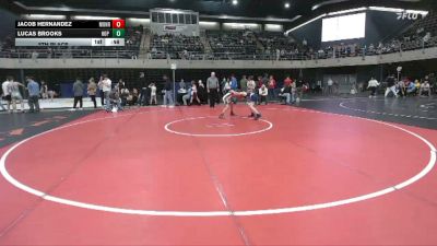 86 lbs 5th Place - Jacob Hernandez, Monroe vs Lucas Brooks, Hop Bottom