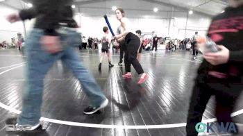 61 lbs Consolation - Thaddeus Current, Muskogee Rougher Youth Wrestling vs Bragen Welch, Sallisaw Takedown Club