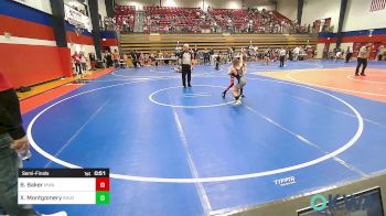 73 lbs Semifinal - Bowen Baker, Morris Wrestling Association vs Xander Montgomery, Skiatook Youth Wrestling 2022-23