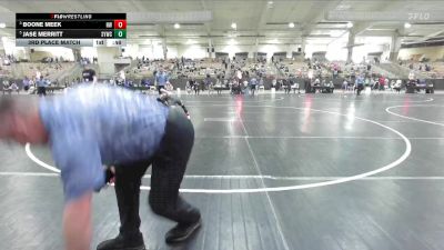 70 lbs 3rd Place Match - Jase Merritt, Seymour Youth Wrestling Club vs Boone Meek, Halls Wrestling