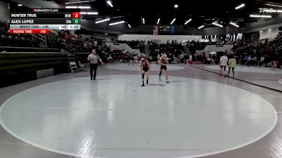 149 lbs Champ. Round 2 - Hunter True, Midland (Neb.) vs Alex Lopez, Unattached