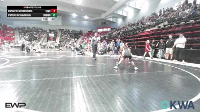 55 lbs Round Of 16 - Mackenzie Woods, Warhorse Wrestling Club vs Adam Brummett, Sperry Wrestling Club