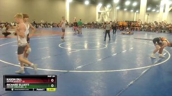 132 lbs Round 9 (10 Team) - Kason Dill, Dayton Bandits vs Richard Elliott, Anchor Wrestling