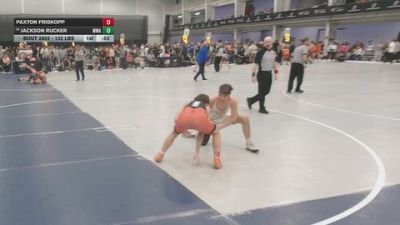 132 lbs Cons. Sub-rd Of 32 - Jackson Rucker, MWC Wrestling Academy vs Paxton Friskopp