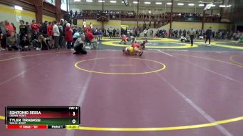 138 lbs Cons. Round 2 - Tyler Tirabassi, Walsh Jesuit vs Sontonio Sessa, Crown Point