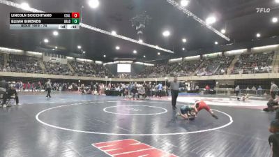 74 lbs Consi-qtrs - Lincoln Scicchitano, Coal Township vs Elijah Simonds, Bradford