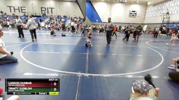 44 lbs Champ. Round 2 - Landon Dunbar, Uintah Wrestling vs Trinity Sjoblom, Devils Wrestling