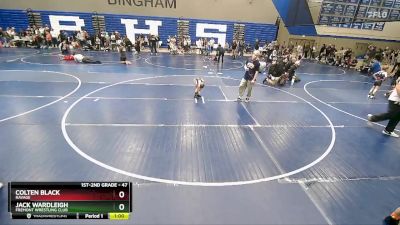 47 lbs Quarterfinal - Colten Black, Ravage vs Jack Wardleigh, Fremont Wrestling Club