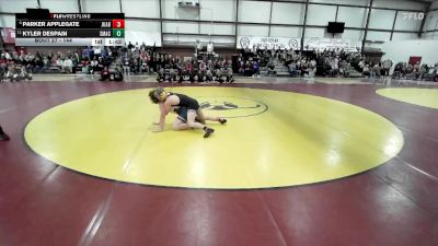 144 lbs Champ. Round 1 - Kyler Despain, Summit Academy vs Parker Applegate, Juab