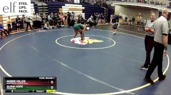 135 lbs. Cons. Round 4 - Amber Miller, Northwest (Cedar Hill) vs Quinn Hope, Lindbergh