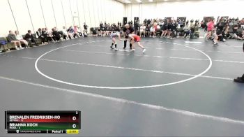 118 lbs Round 2 (3 Team) - Brianna Koch, Mora vs Brenalen Fredriksen-Holm, Bemidji