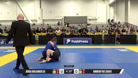 Kimberly Dee Zarate vs Jerica Deslaurier Lee 2025 World IBJJF Jiu-Jitsu No-Gi Championship