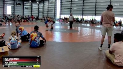 90 lbs Finals (8 Team) - Ava Walker, Tazmanian Devils vs Ava Wightman, Foxfire