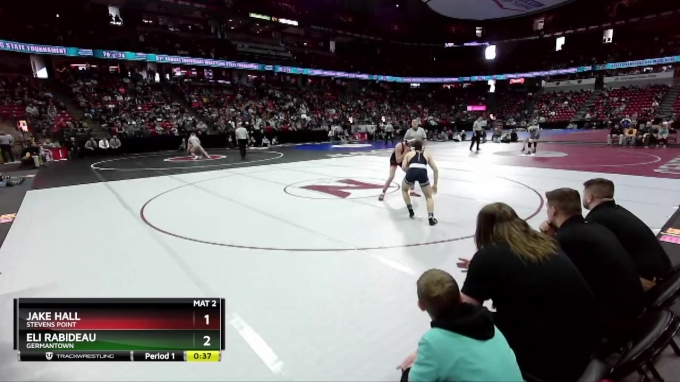 D1-144 lbs Cons. Semi - Jake Hall, Stevens Point vs Eli Rabideau ...