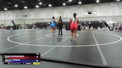 235 lbs Round 3 (6 Team) - Tilisa Matakaiongo, Utah vs Ariana Thorud, Minnesota