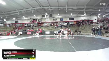 197 lbs Cons. Round 4 - Raife Smart, Mount Olive vs Cannon Potts, Minot State