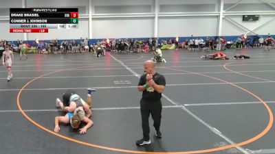 165 lbs Champ. Round 1 - Conner J. Johnson, . vs Drake Brasiel, Unattached