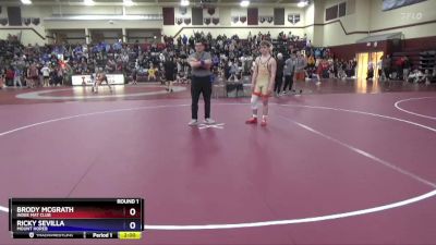 16UB-7 lbs Round 1 - Brody McGrath, Indee Mat Club vs Ricky Sevilla, Mount Horeb