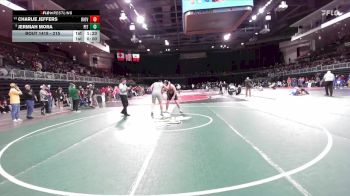 215 lbs Champ. Round 2 - Jermiah Mora, Pitman vs Charlie Jeffers, Rio Vista