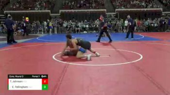 158 lbs Cons. Round 3 - Evan Fellingham, Heights Wrestling Club vs Tyler Johnson, Rapid City Stevens