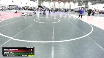 120 lbs Champ. Round 2 - Dylan Hall, St. Pius X (Kansas City) vs Braxton Moody, Valley Center HS