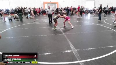 115 lbs Semifinal - Amaris Robinson, Dixie Hornets vs Virginia Fraser, JET