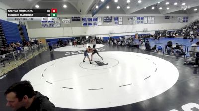 120 lbs Cons. Round 2 - Joshua Morataya, Hesperia vs Enrique Martinez, Fifth Sun WC