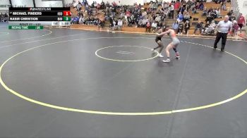 133 lbs Champ. Round 1 - Michael Finders, Heidelberg vs Nasir Christion, Manchester