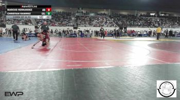 108 lbs Consi Of 64 #2 - Marcus Hernandez, Ardmore Junior High vs Christian Ramirez, Collinsville Junior High